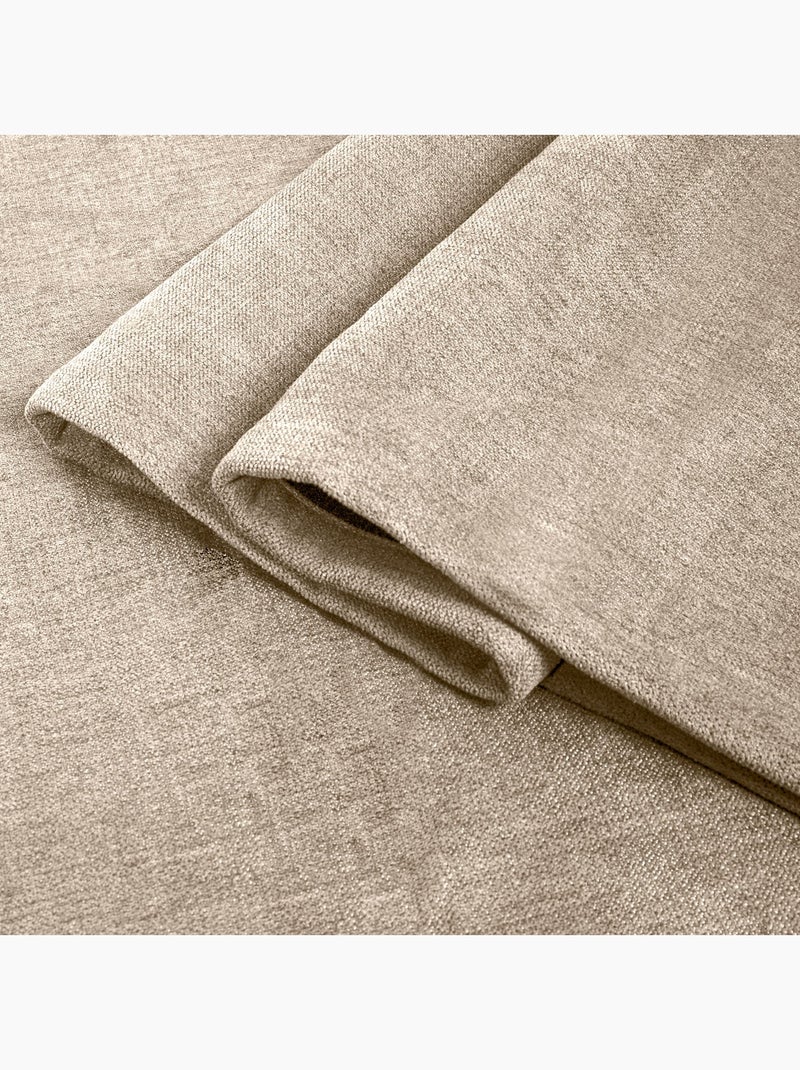 Becquet - Rideau occultant GALENA en polyester Beige sable - Kiabi