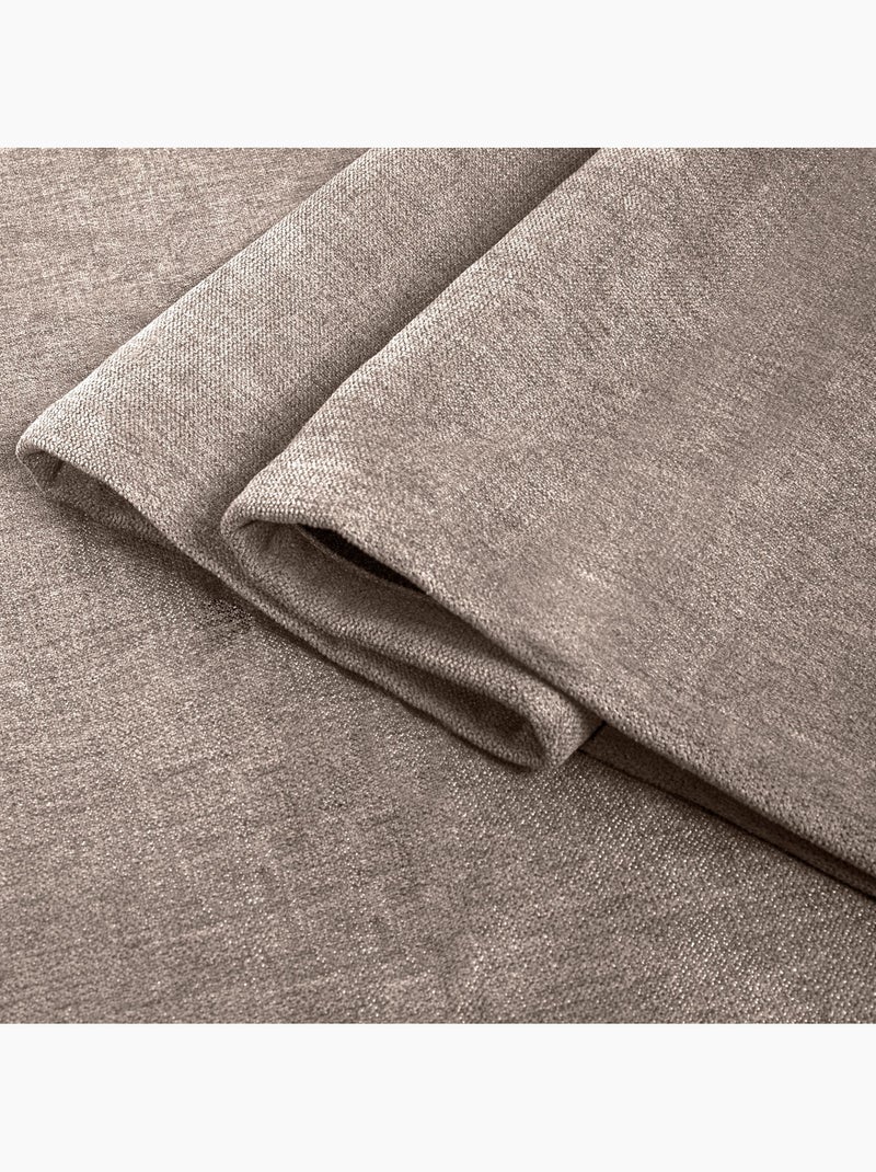 Becquet - Rideau occultant GALENA en polyester Marron cappuccino - Kiabi
