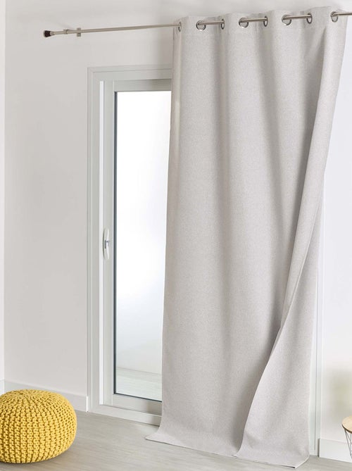 Becquet - Rideau occultant INTIME en polyester - Kiabi