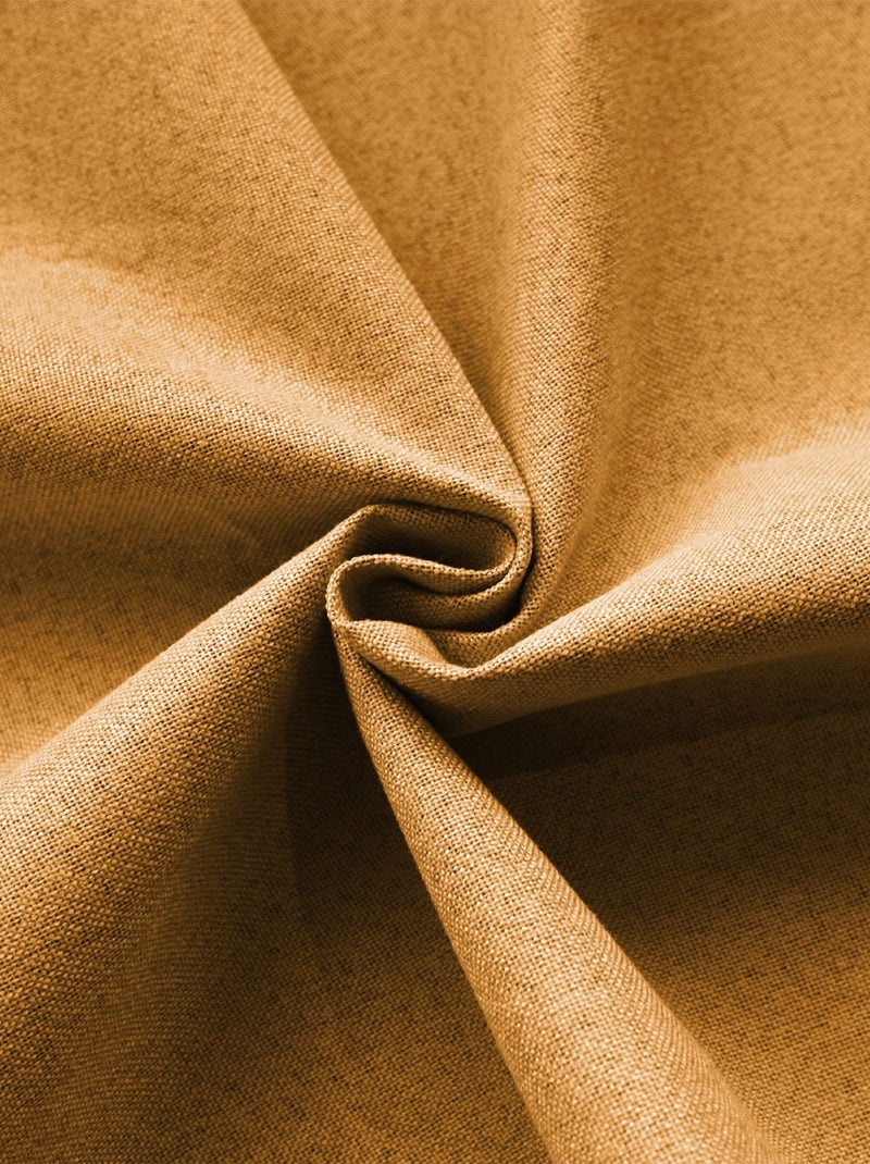 Becquet - Rideau occultant INTIME en polyester Jaune foncé - Kiabi