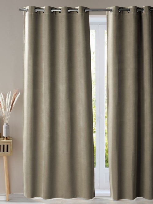 Becquet - Rideau occultant INTIME en polyester - Kiabi Becquet - Rideau occultant INTIME en polyester - Kiabi