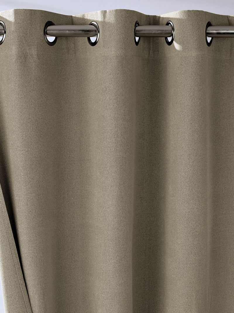 Becquet - Rideau occultant INTIME en polyester Vert kaki - Kiabi