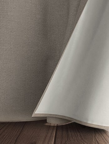 Becquet - Rideau occultant NATTE CHAMBRAY OCCULTANT THERMIQUE RIDEAU en polyester