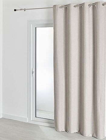 Becquet - Rideau occultant NATTE CHAMBRAY OCCULTANT THERMIQUE RIDEAU en polyester