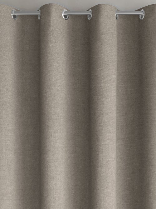 Becquet - Rideau occultant NATTE CHAMBRAY OCCULTANT THERMIQUE RIDEAU en polyester - Kiabi Becquet - Rideau occultant NATTE CHAMBRAY OCCULTANT THERMIQUE RIDEAU en polyester - Kiabi