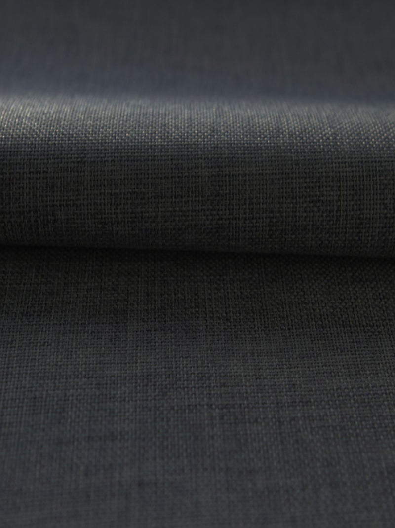 Becquet - Rideau occultant NATTE CHAMBRAY OCCULTANT THERMIQUE RIDEAU en polyester gris anthracite - Kiabi