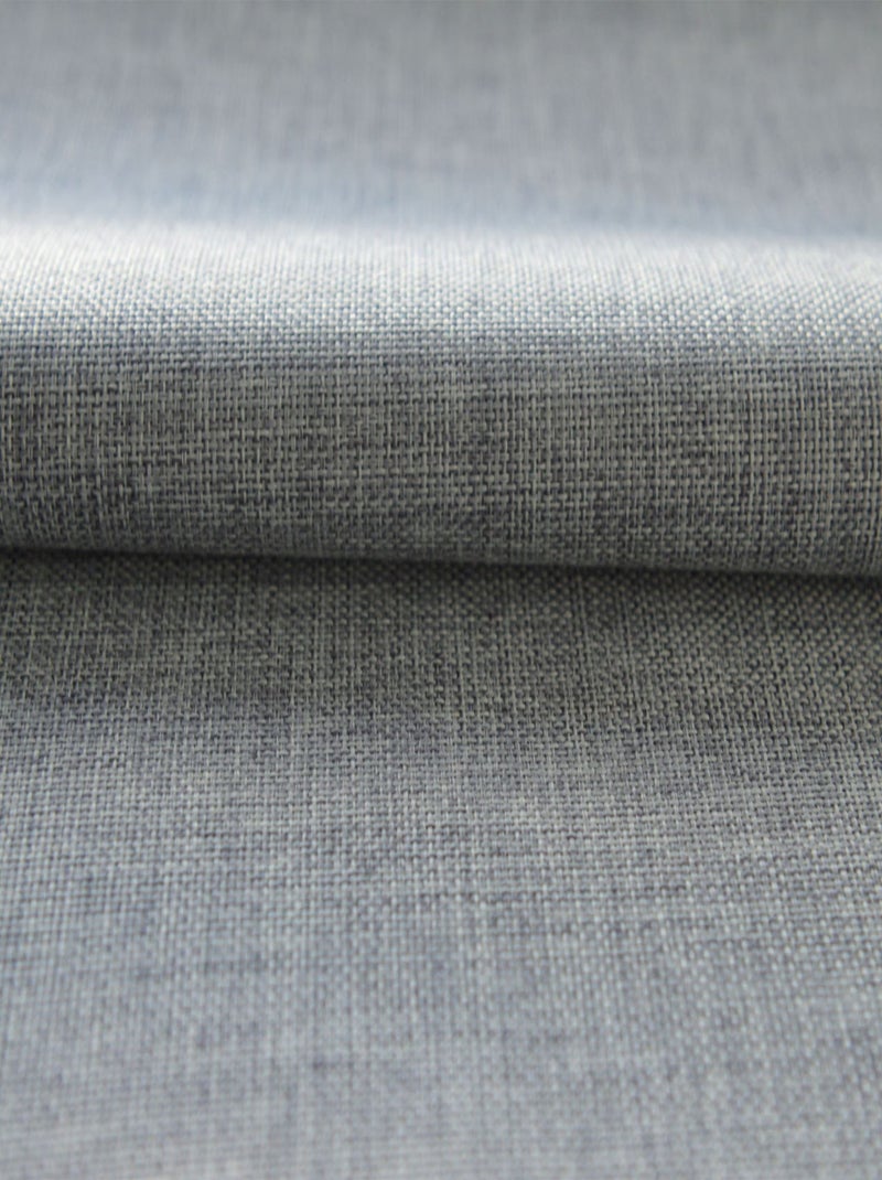 Becquet - Rideau occultant NATTE CHAMBRAY OCCULTANT THERMIQUE RIDEAU en polyester Gris Argenté - Kiabi