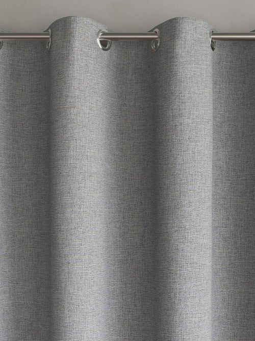 Becquet - Rideau occultant NATTE CHAMBRAY OCCULTANT THERMIQUE RIDEAU en polyester - Kiabi Becquet - Rideau occultant NATTE CHAMBRAY OCCULTANT THERMIQUE RIDEAU en polyester - Kiabi