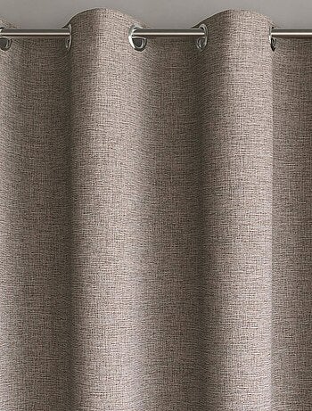 Becquet - Rideau occultant NATTE CHAMBRAY OCCULTANT THERMIQUE RIDEAU en polyester