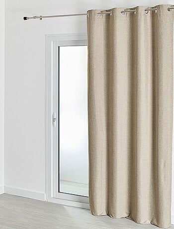 Becquet - Rideau occultant NATTE CHAMBRAY OCCULTANT THERMIQUE RIDEAU en polyester