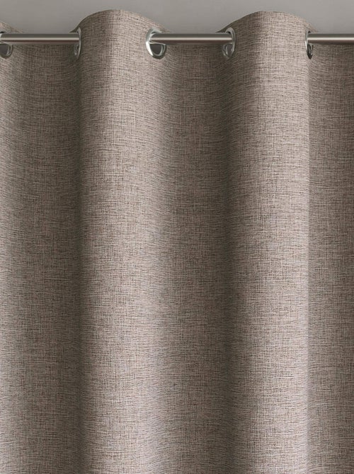 Becquet - Rideau occultant NATTE CHAMBRAY OCCULTANT THERMIQUE RIDEAU en polyester - Kiabi Becquet - Rideau occultant NATTE CHAMBRAY OCCULTANT THERMIQUE RIDEAU en polyester - Kiabi