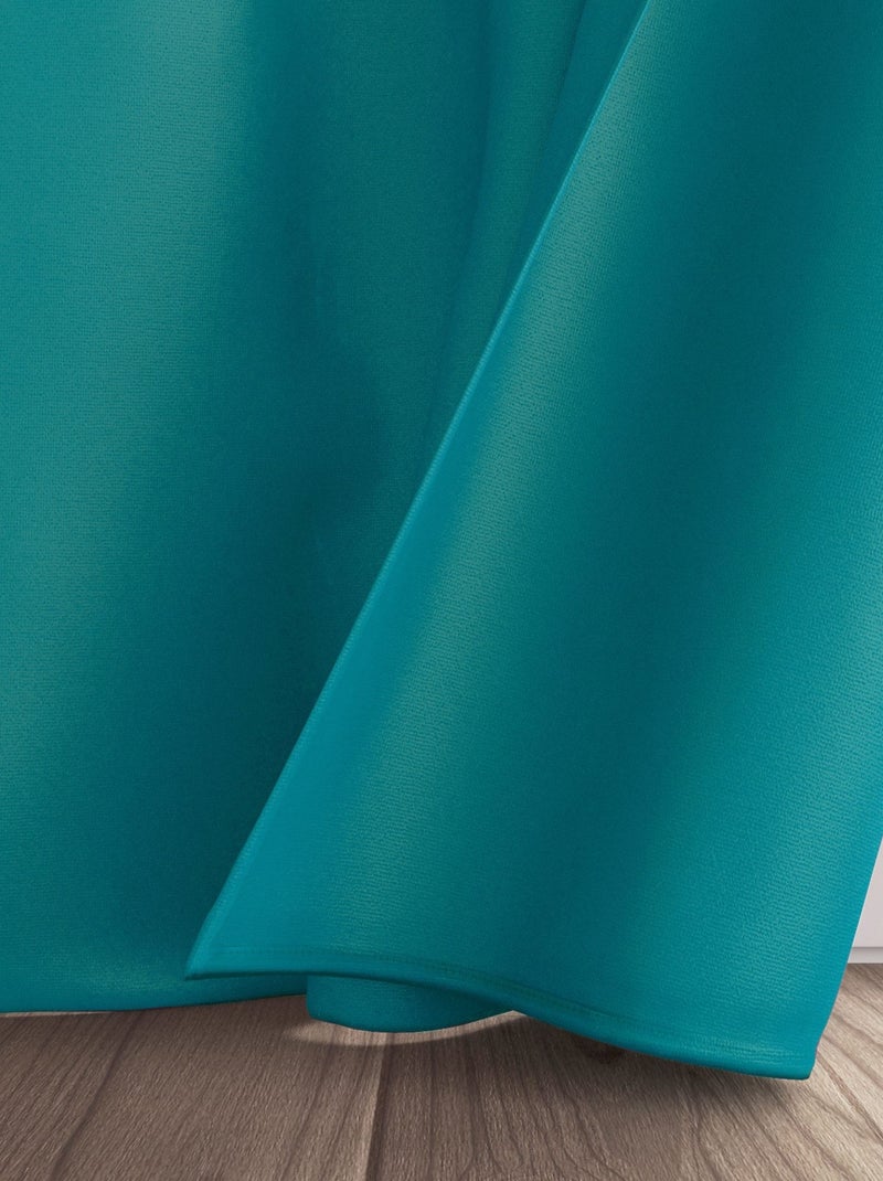 Becquet - Rideau occultant NEW NOLAN en polyester Bleu canard - Kiabi