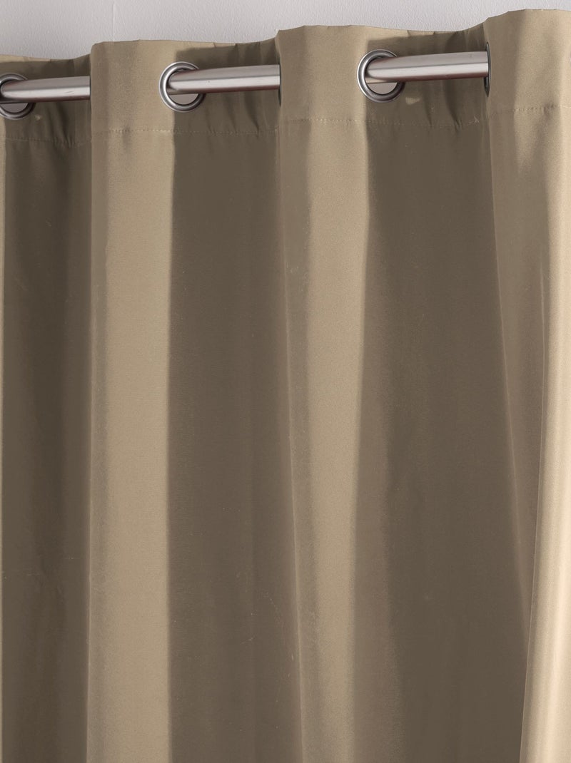 Becquet - Rideau occultant OCC.POLARIS en polyester Beige sable - Kiabi