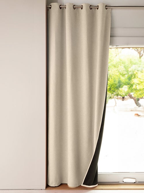 Becquet - Rideau occultant RUFUS en polyester - Kiabi