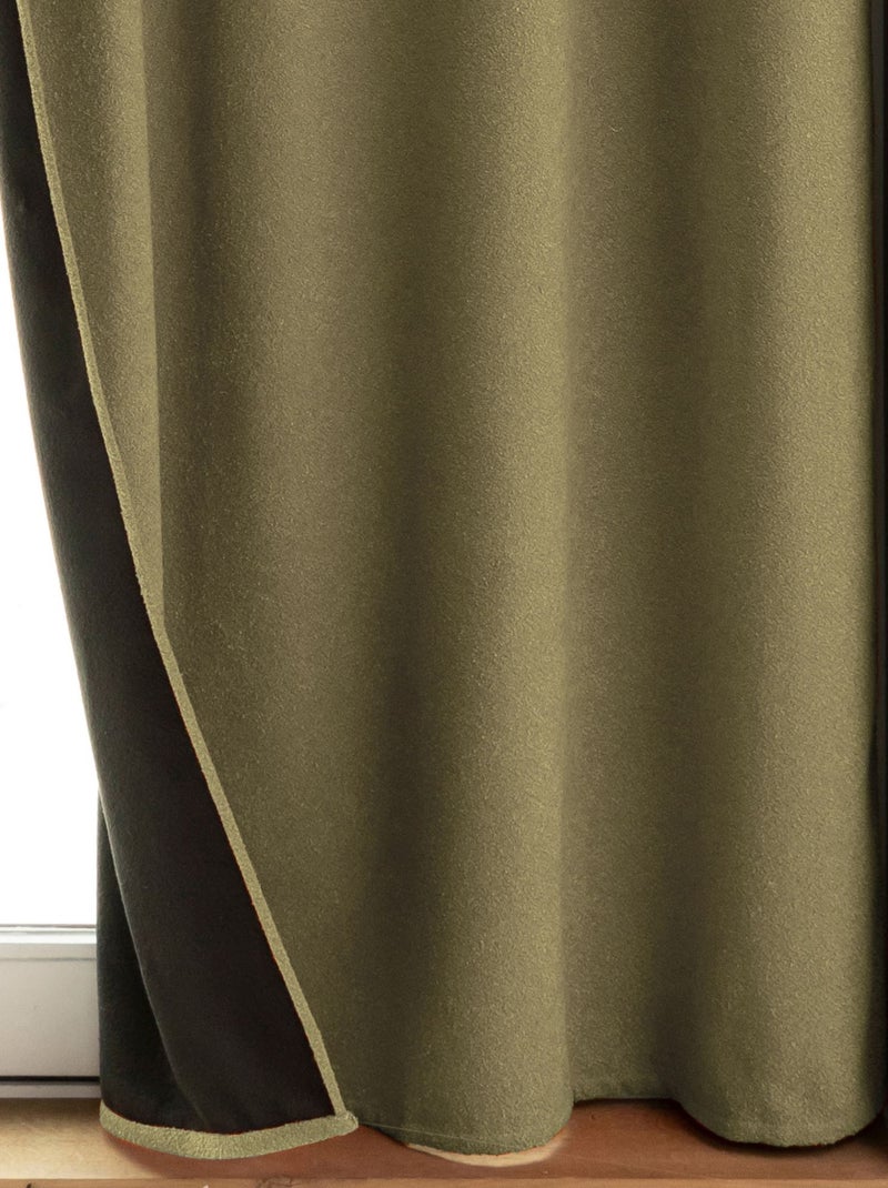 Becquet - Rideau occultant RUFUS en polyester Vert kaki - Kiabi