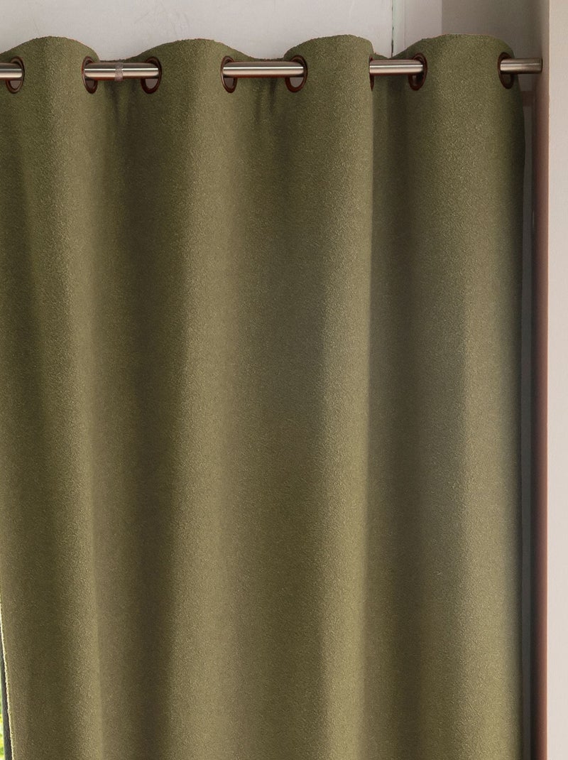 Becquet - Rideau occultant RUFUS en polyester Vert kaki - Kiabi