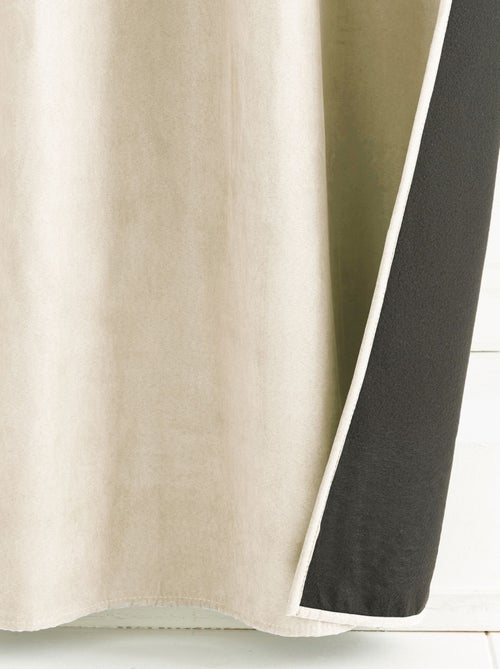 Becquet - Rideau occultant SUEDINE en polyester - Kiabi Becquet - Rideau occultant SUEDINE en polyester - Kiabi