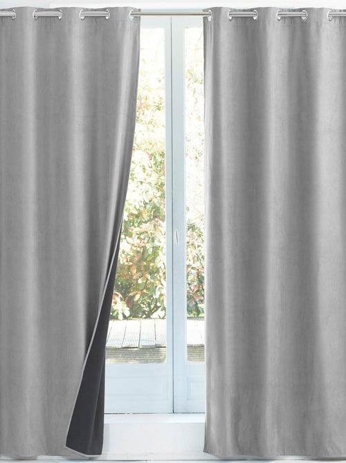 Becquet - Rideau occultant SUEDINE en polyester - Kiabi