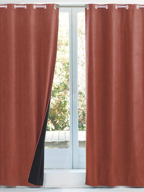 Becquet - Rideau occultant SUEDINE en polyester - Kiabi