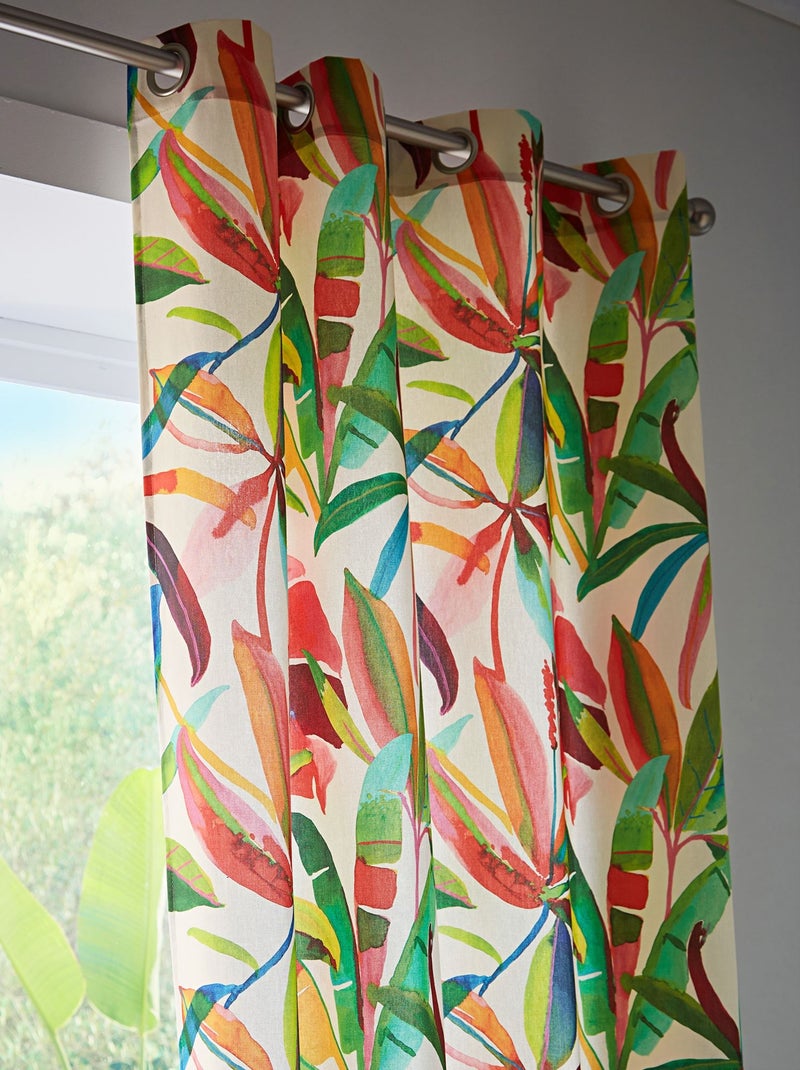 Becquet - Rideau PANEMA en coton Multicolore - Kiabi