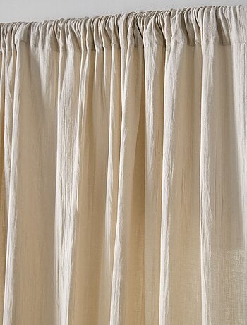 Becquet - Rideau RID.GAZE DE COTON en coton