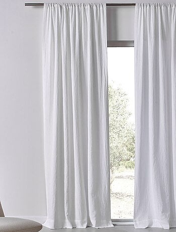 Becquet - Rideau RID.GAZE DE COTON en coton