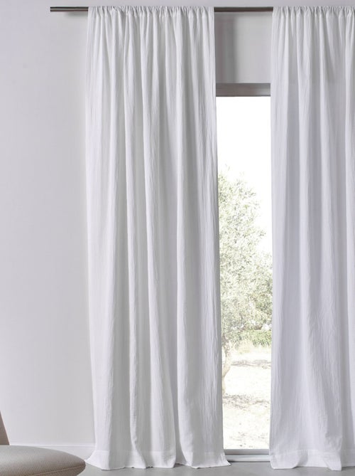 Becquet - Rideau RID.GAZE DE COTON en coton - Kiabi