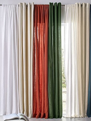 Becquet - Rideau RID.GAZE DE COTON en coton