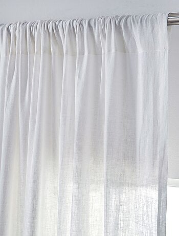 Becquet - Rideau RID.LIN LAVE PASSE TRINGLE en lin