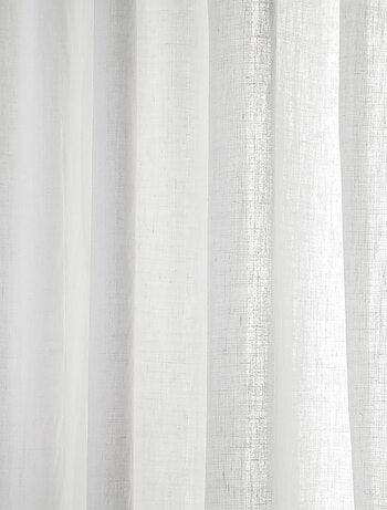 Becquet - Rideau RID.LIN LAVE PASSE TRINGLE en lin