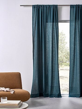 Becquet - Rideau RID.LIN LAVE PASSE TRINGLE en lin