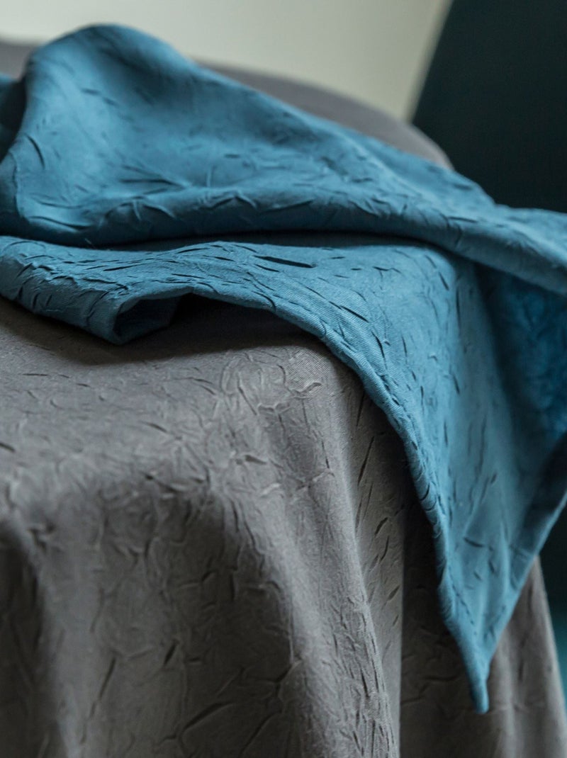 Becquet - Serviette de table FONTANA en polyester Bleu foncé - Kiabi