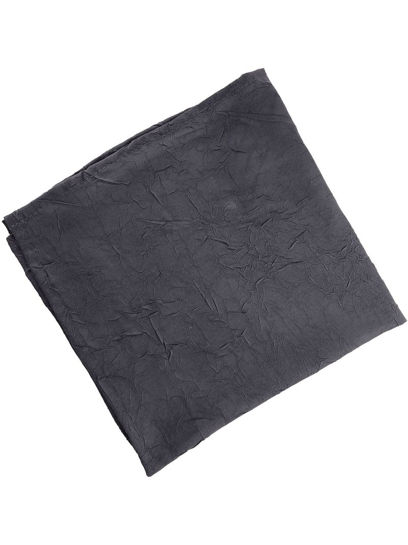 Becquet - Serviette de table FONTANA en polyester gris anthracite - Kiabi