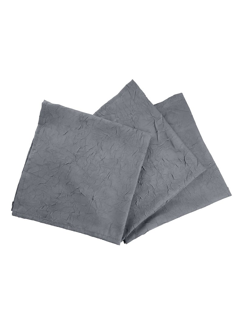 Becquet - Serviette de table FONTANA en polyester Gris - Kiabi