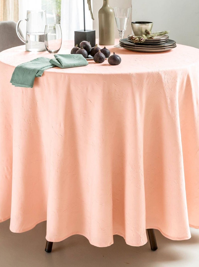 Becquet - Serviette de table FONTANA en polyester Rose clair - Kiabi
