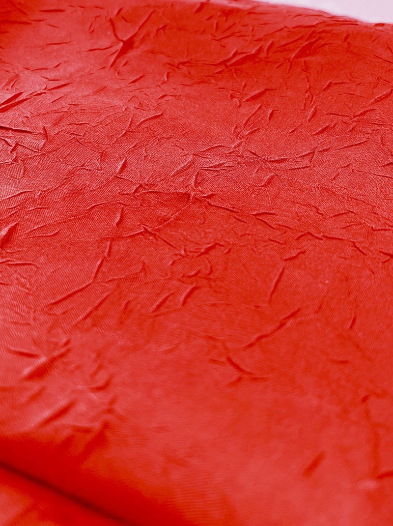 Becquet - Serviette de table FONTANA en polyester Rouge coquelicot - Kiabi