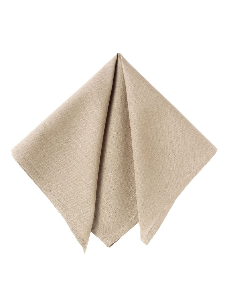 Becquet - Serviette de table LONA en coton Beige - Kiabi