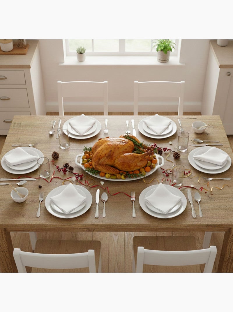 Becquet - Serviette de table LONA en coton Blanc - Kiabi