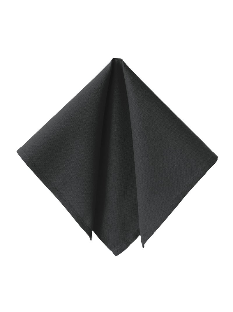Becquet - Serviette de table LONA en coton gris anthracite - Kiabi