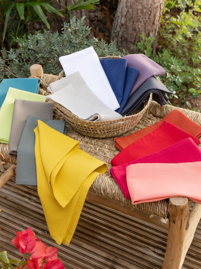 Becquet - Serviette de table LONA en coton Multicolore - Kiabi