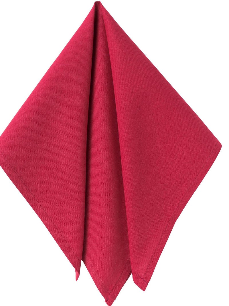 Becquet - Serviette de table LONA en coton Rose framboise - Kiabi