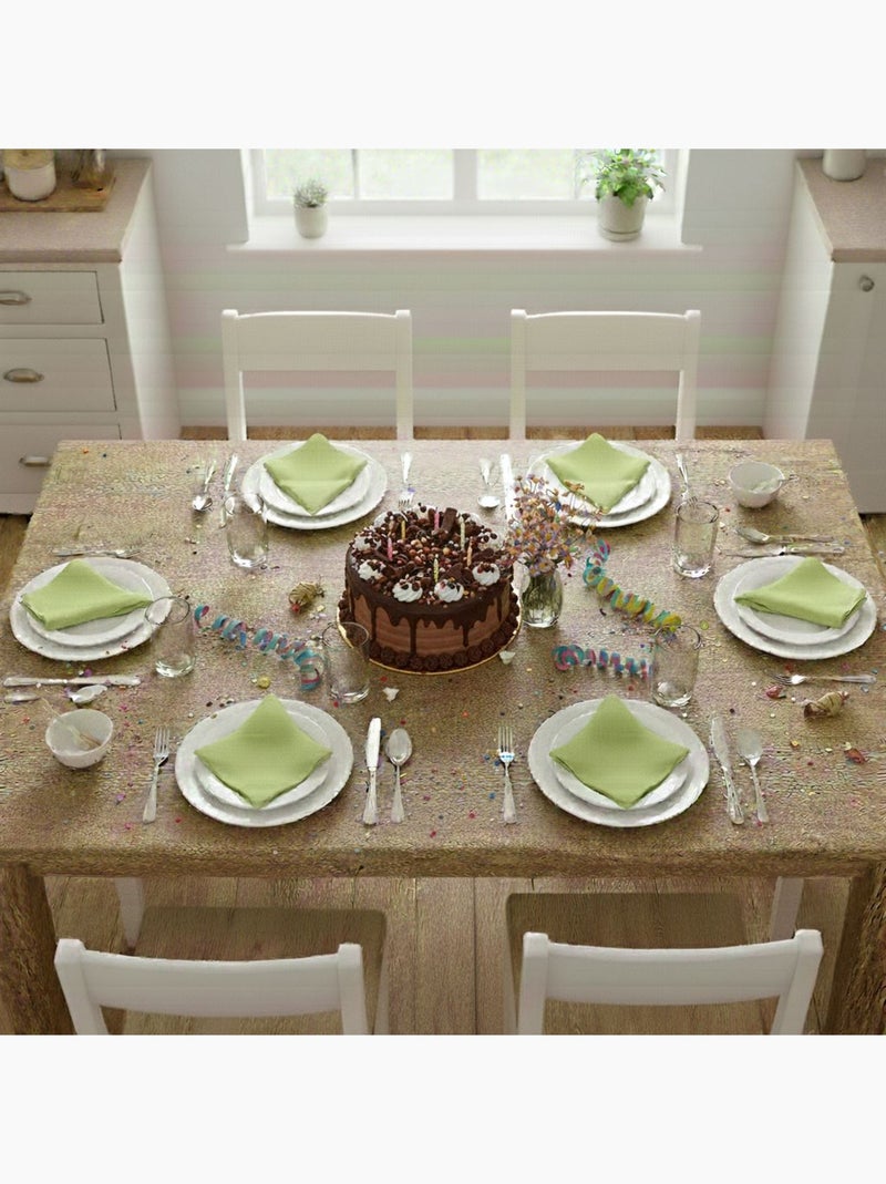 Becquet - Serviette de table LONA en coton Vert - Kiabi