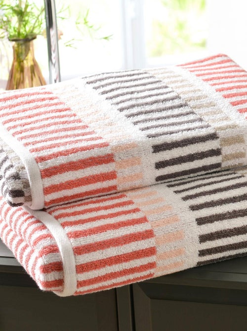 Becquet - Serviette de toilette BARRA en coton - Kiabi