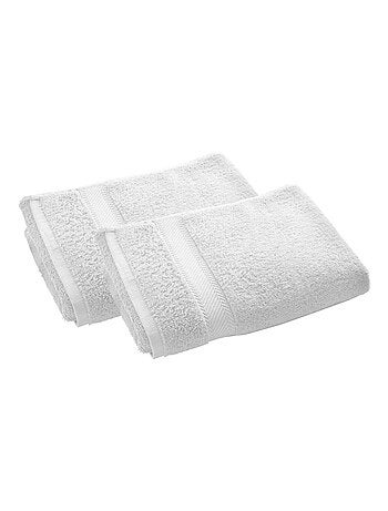Becquet - Lot de 2 serviette de toilette CLAIRE en coton