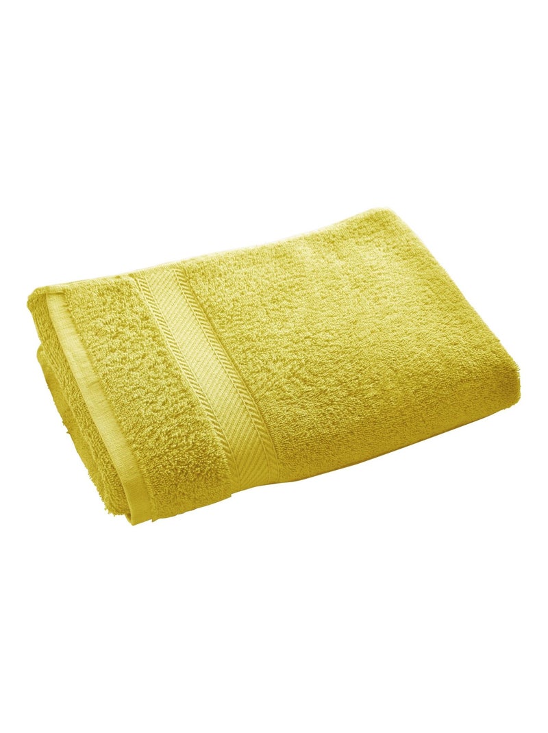 Becquet - Serviette de toilette CLAIRE en coton Jaune - Kiabi