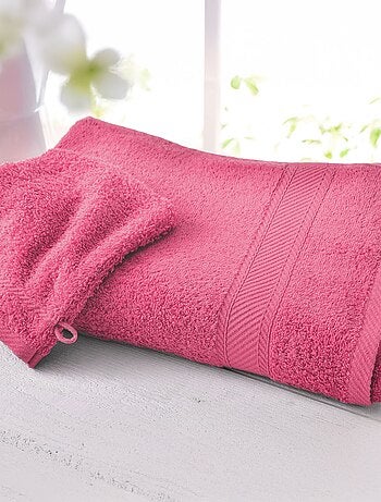 Becquet - Lot de 2 serviette de toilette CLAIRE en coton
