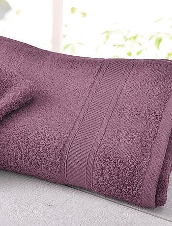 Becquet - Lot de 2 serviette de toilette CLAIRE en coton