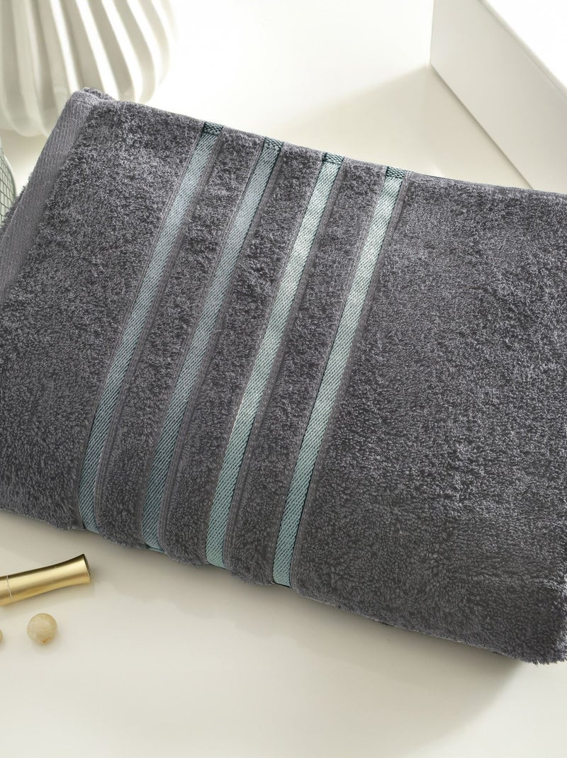 Becquet - Serviette de toilette EXTRASOFT en coton Gris foncé - Kiabi