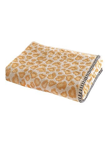 Becquet - Serviette de toilette FAUVE en coton