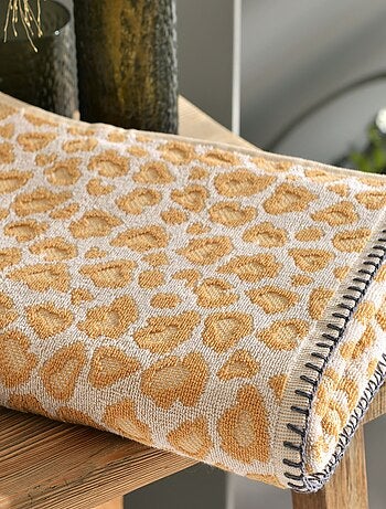 Becquet - Serviette de toilette FAUVE en coton